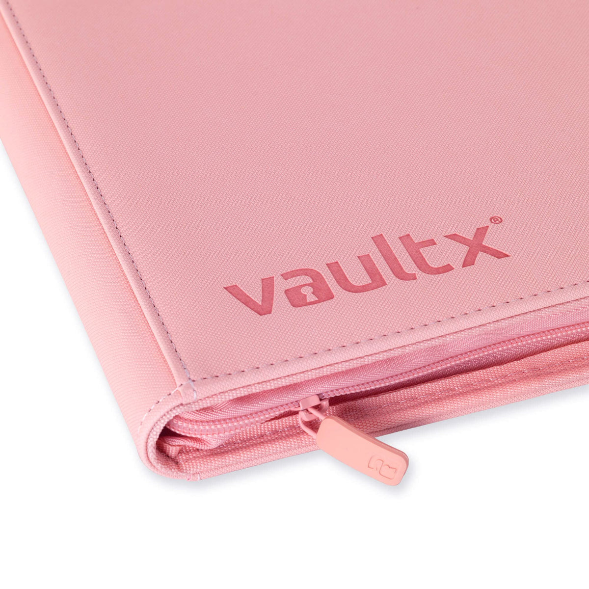 Vault X Exo-Tec pink binder pocket close-up demonstrating secure storage