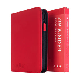 Vault X exo-tec cover red with padded protection for durable card storage.