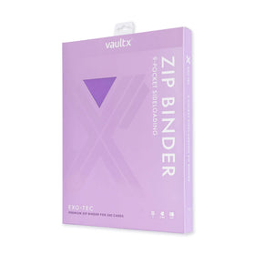 Vault X Exo-Tec material close-up, water-resistant textured surface protects cards.