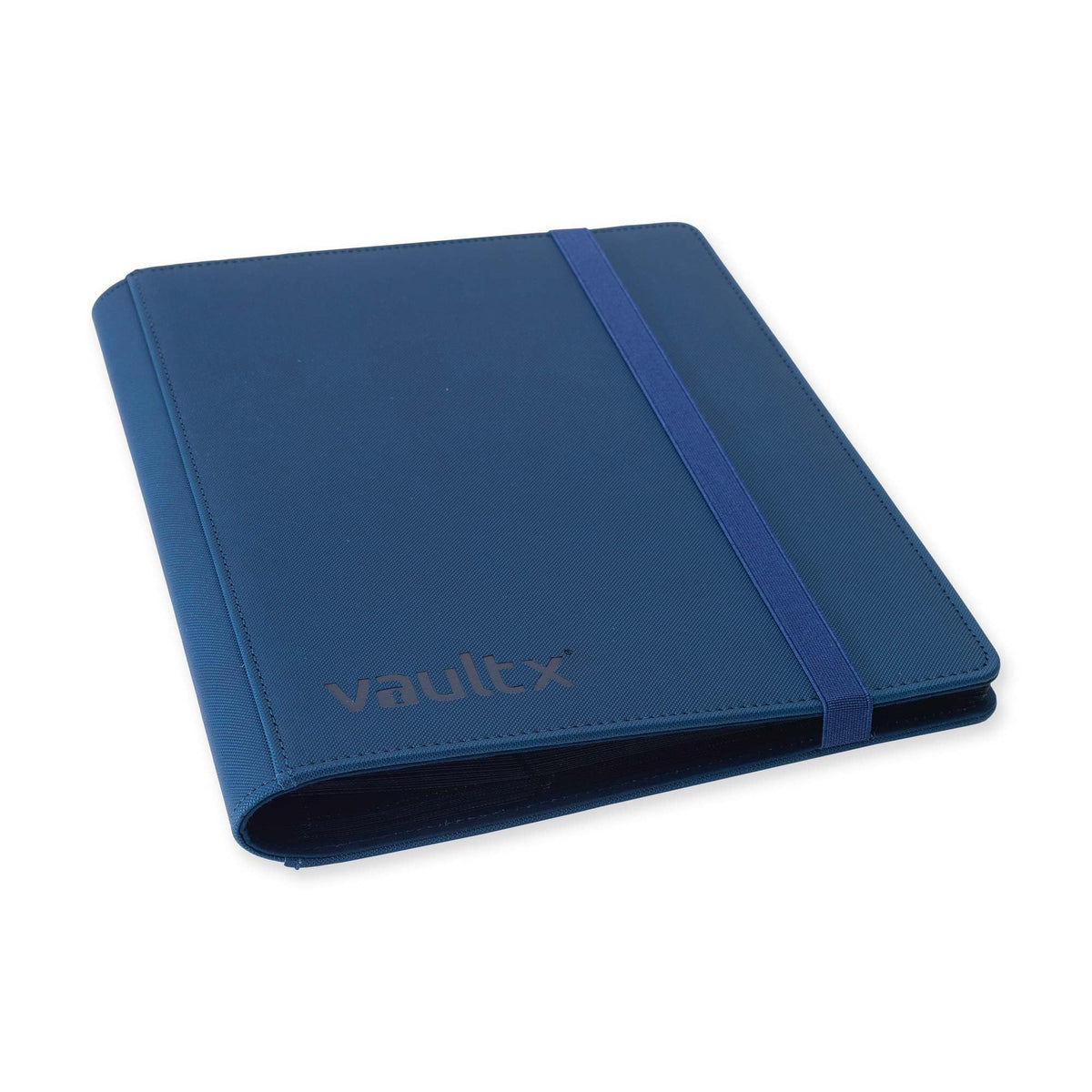 Vault X Exo-Tec strap binder blue cover detail highlights water resistance and premium feel