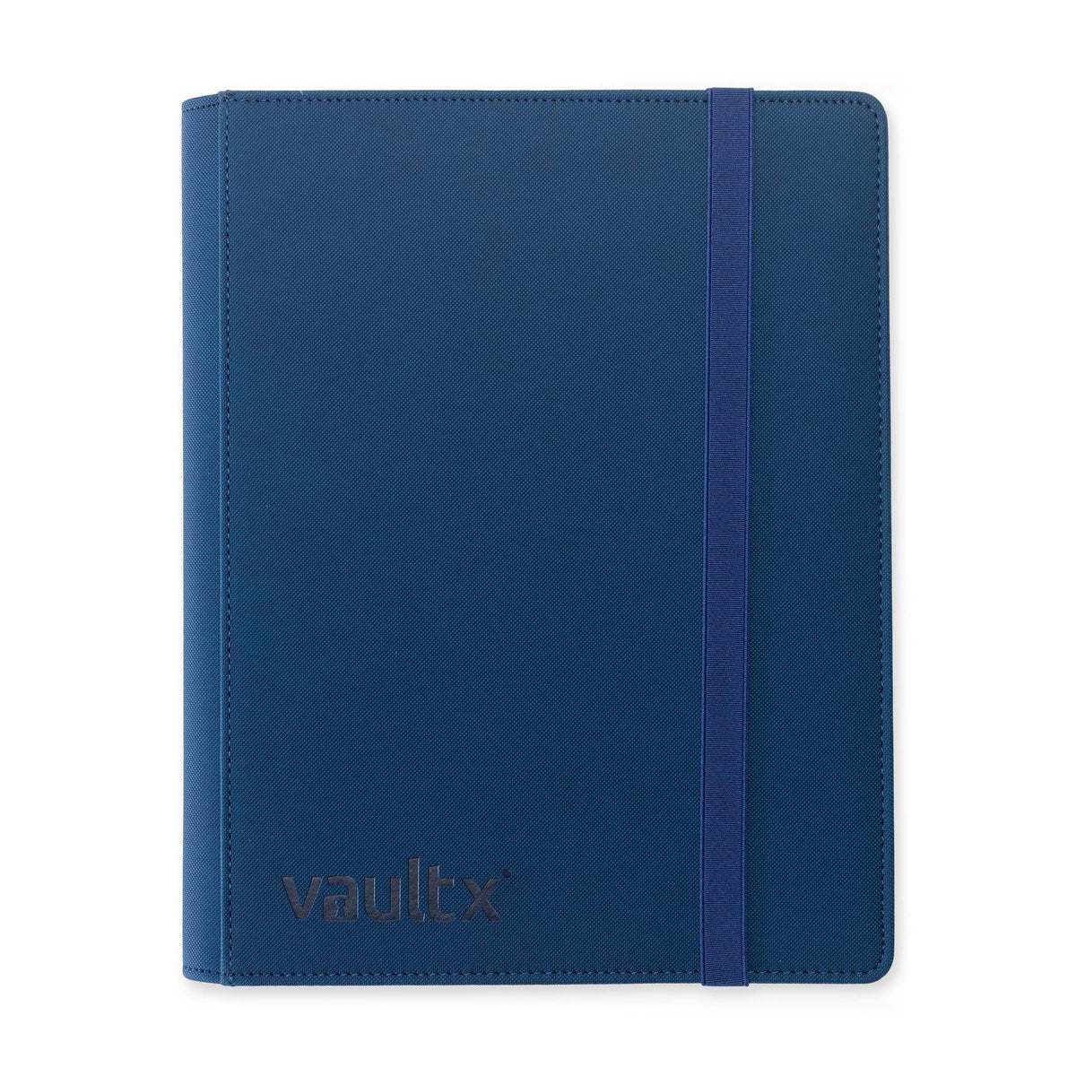 Vault X Exo-Tec strap binder blue front view shows durable protection for your collection