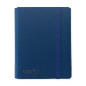 Vault X Exo-Tec strap binder blue front view shows durable protection for your collection