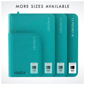 Vault X Exo-Tec Zip Binder compatible with standard sleeves for protection