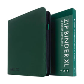 Vault X Exo-Tec Zip Binder front cover shows premium durability for long-term card storage.