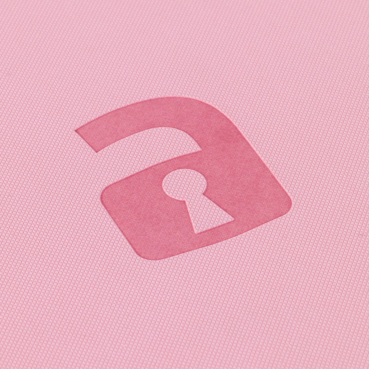 Vault X Exo Tec pink branding on cover enhances display appeal.