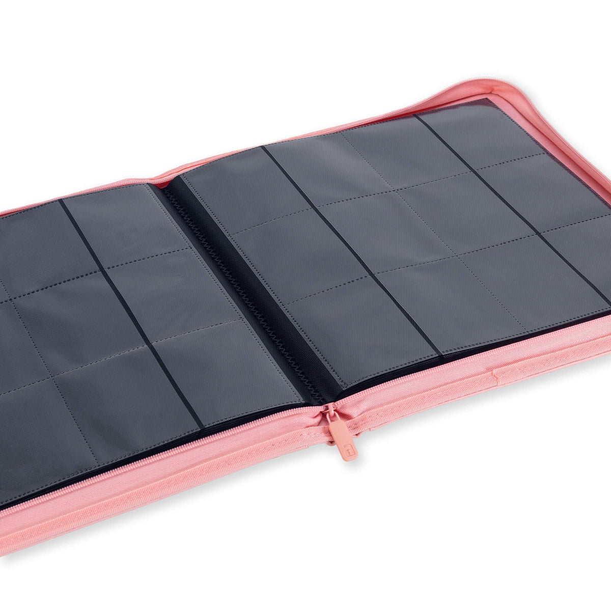 Vault X Exo Tec pink zipper design minimizes dust and moisture.