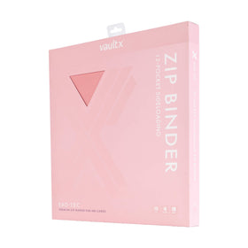 Vault X Exo Tec pink zip close keeps cards secure during transport.