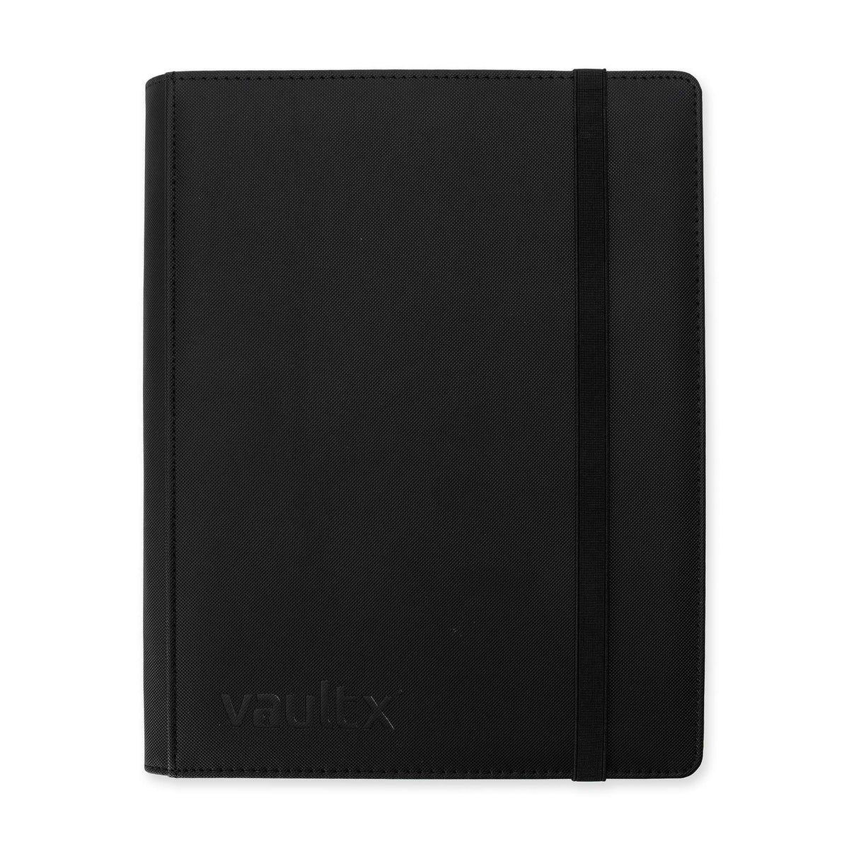 Vault X Exo-Tec binder cover in black protects cards on the go.