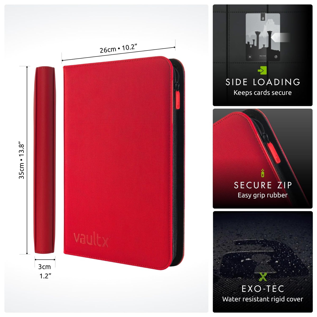 Vault X Exo-Tec padded surface close-up showing premium handling