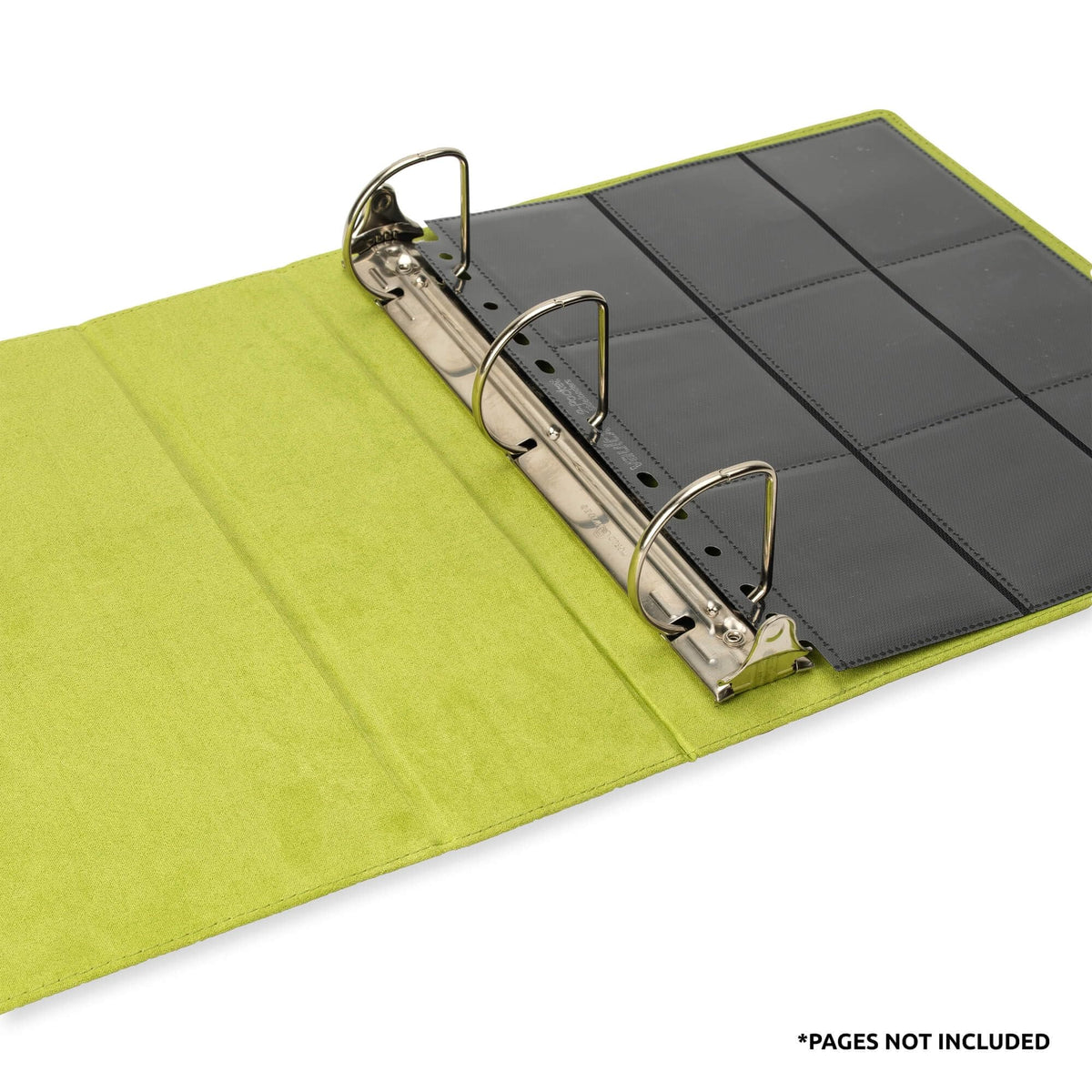 Soft microfiber lining cushions card edges during handling.