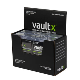 Vault X semi-rigid card holders pack keeps bulk collections protected during storage.