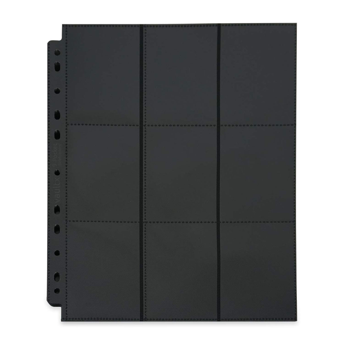 Vault X side-loading pockets keep cards secure and transport-safe.