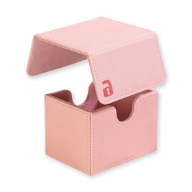 Vault X pink sideloading deck box with Exo-Tec exterior for durable, travel-friendly protection.