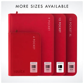 Vault X binder size 33x35 cm for standard cards.