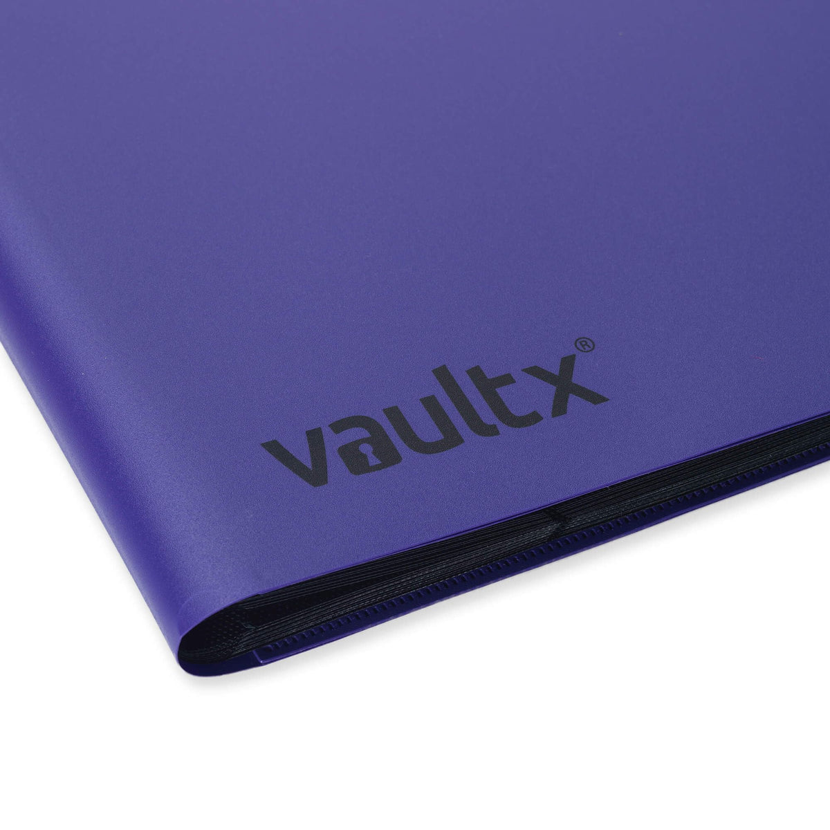 Vault X elastic strap closure keeps cards secure during transport.