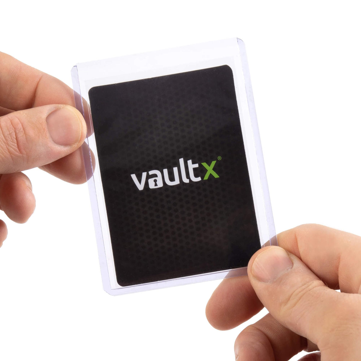 Vault X Toploaders internal 71mm x 97mm fit guides for standard cards.