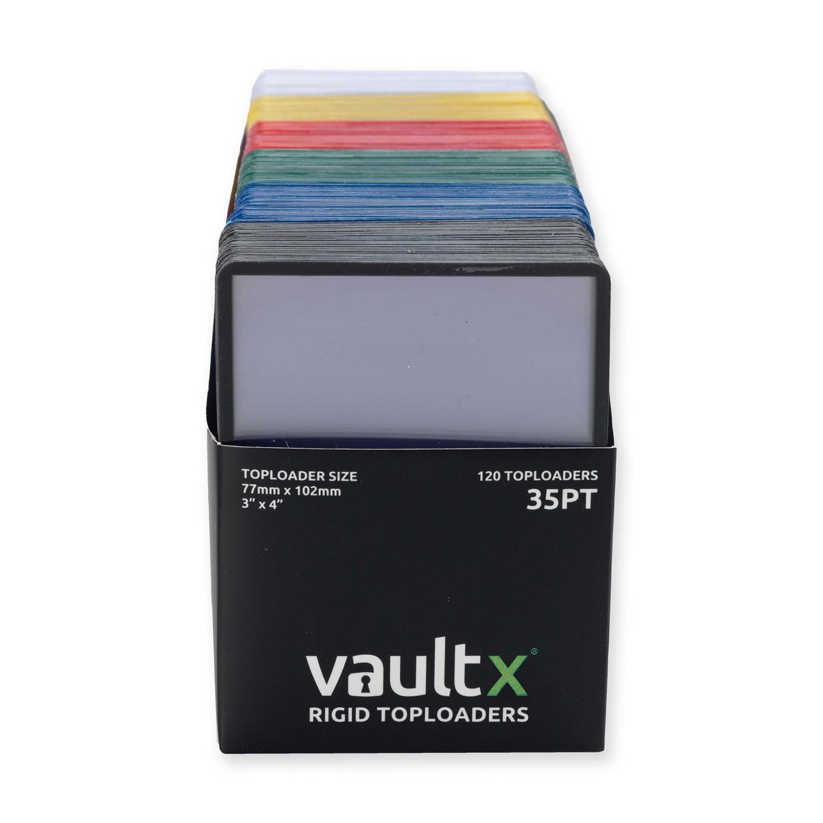 Vault X Toploaders black border 35pt rugged protection for card storage