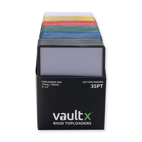 Vault X Toploaders black border 35pt rugged protection for card storage