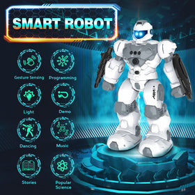 VAV RC robot performing forward, backward, and turning movements.