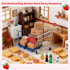 Vawuz dollhouse kitchen props set a lifelike scene for playtime.