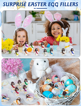 Vbiuox Jesus figurines suitable for Sunday school crafts and classroom activities.