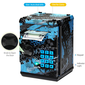 Vcertcpl ATM piggy bank coin slot for simple coin saving