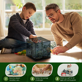 Vcertcpl gift-ready piggy bank for all ages