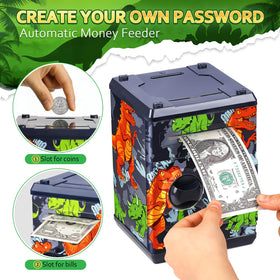 Vcertcpl mini ATM bill slot, easy bills drop-in for quick savings.