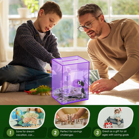 Vcertcpl Modern decor piggy bank blends with any room.