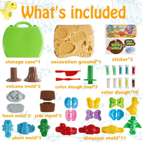 VConejo color dough palette with assorted colors for vibrant modeling.
