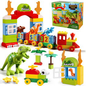 VConejo dinosaur Tyrex open-mouth action promotes imaginative play and fine motor development.