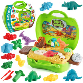 VConejo dinosaur color dough set package inspires creative play and imagination.