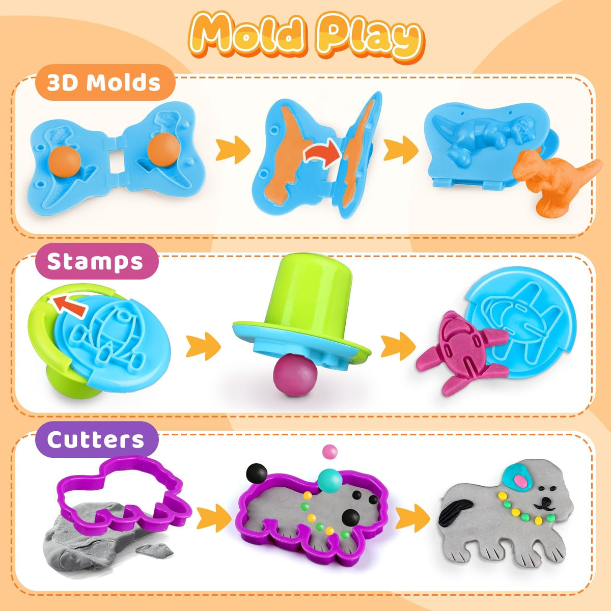 VConejo shape cutters for precise and creative dough shapes