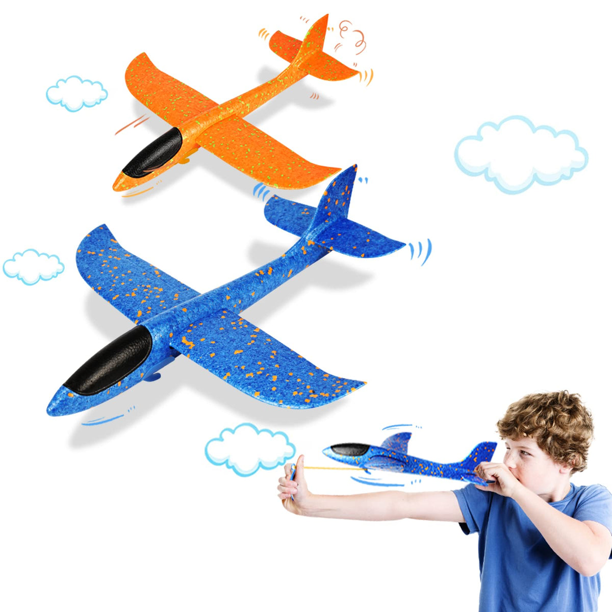 VCOSTORE foam airplanes assembly: quick setup for instant outdoor play.