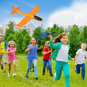 VCOSTORE foam airplanes in glider mode demonstrate stable long flights.