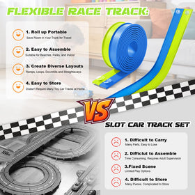 Vcsaq 1/64-scale car compatibility supports Hot Wheels and diecast racers.
