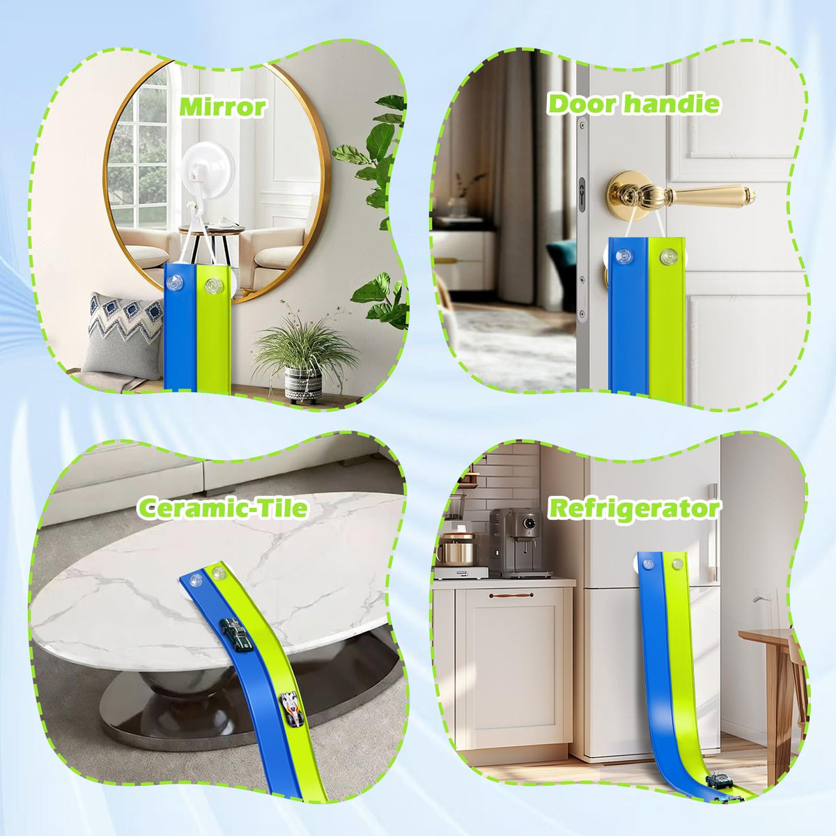 Vcsaq bendable PVC construction stays durable during rough play.
