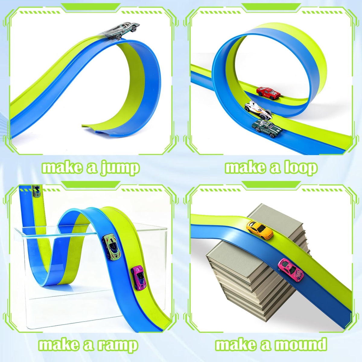 Vcsaq track suction cups enable secure wall or window mounting.