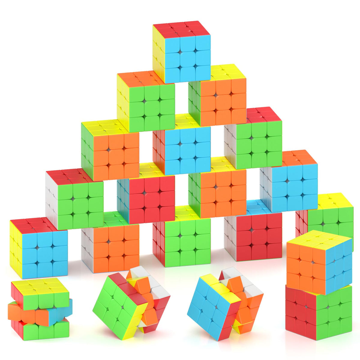 Vdealen 3x3x3 speed cube with frosted stickerless finish for smooth turns