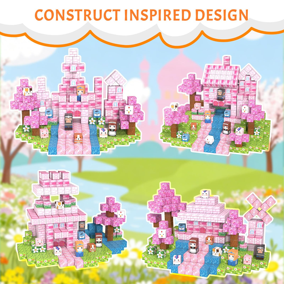 Kids build and explore with colorful magnetic cubes for hands-on learning.