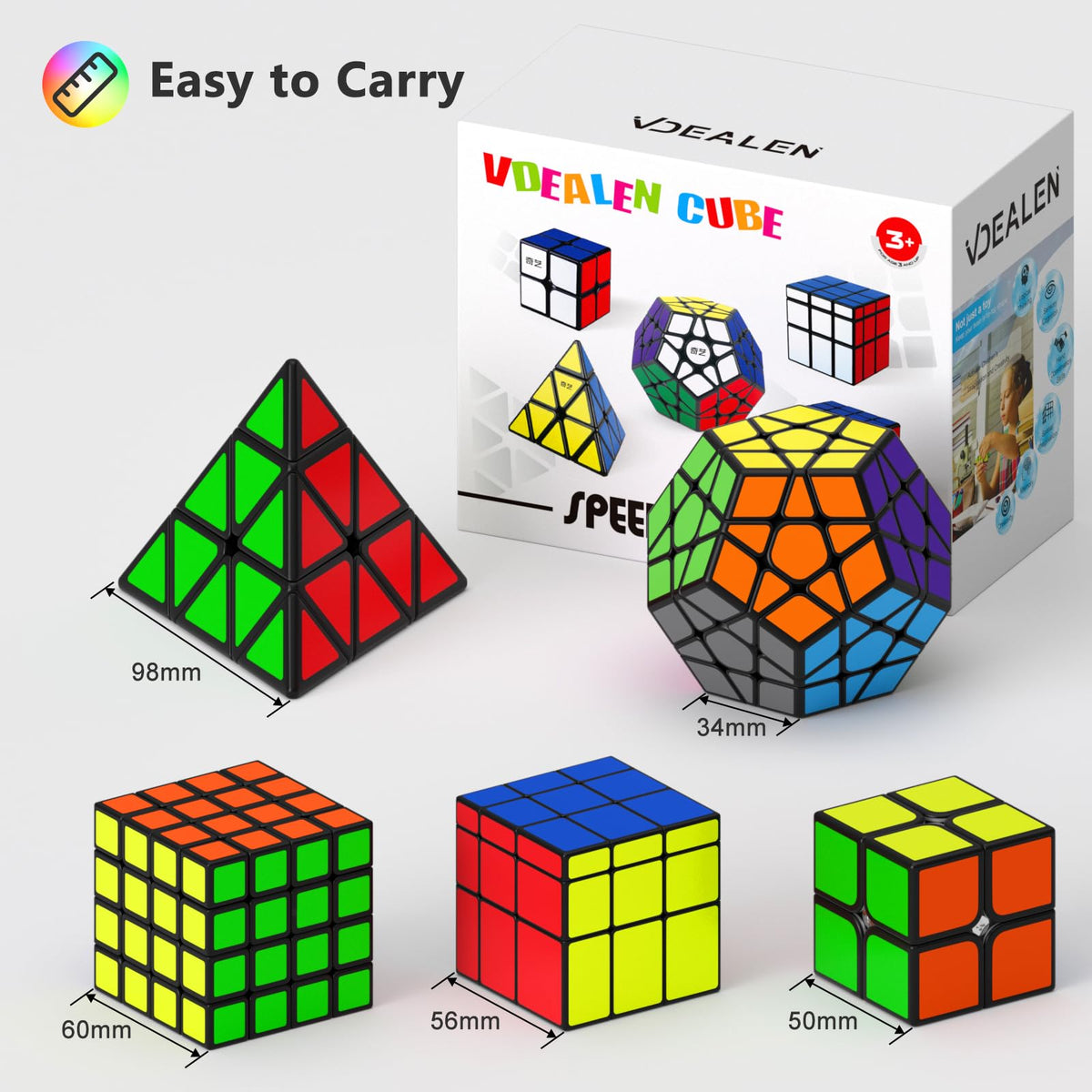 Vdealen Speed Cube 4x4 for challenging solves and longer sessions