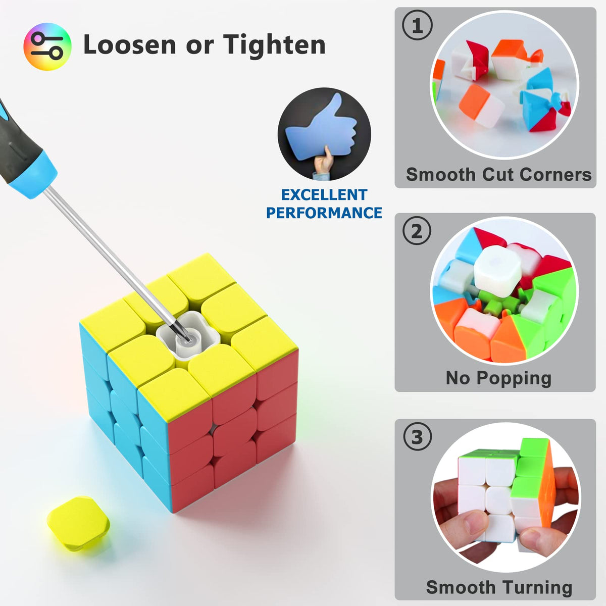 Waterproof and durable Vdealen speed cube for long-lasting play