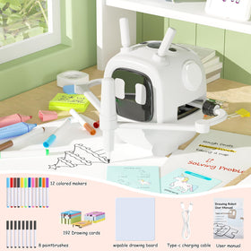 VDPDO drawing robot built-in cheerful music keeps children engaged while learning.