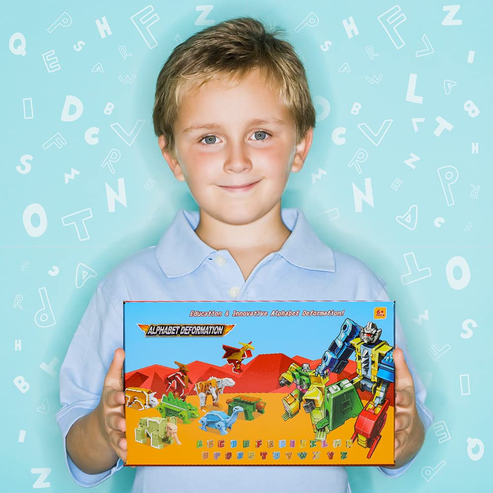 VEAIS Alphabots detachable parts teach assembly and fine motor skills