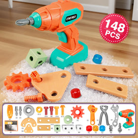 VEAIS assembly pieces enable creative model-building and problem-solving during play.