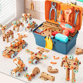 VEAIS Kids Tool Set drill: safe power for creative projects.