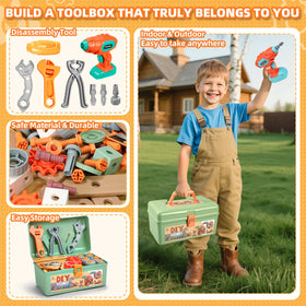 VEAIS kids-playing-setup demonstrates engaging pretend play and parent-child bonding.