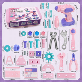 VEAIS Safe ABS Plastic Construction Toy ensures smooth edges for small hands
