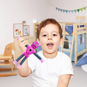 Veakeqe suction cup base attaches to smooth surfaces for portable fun