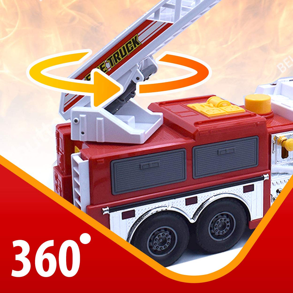 VEBO fire truck 15-inch size ideal for big pretend rescues